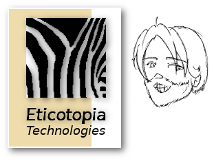 logo Eticotopia et dessin Denis